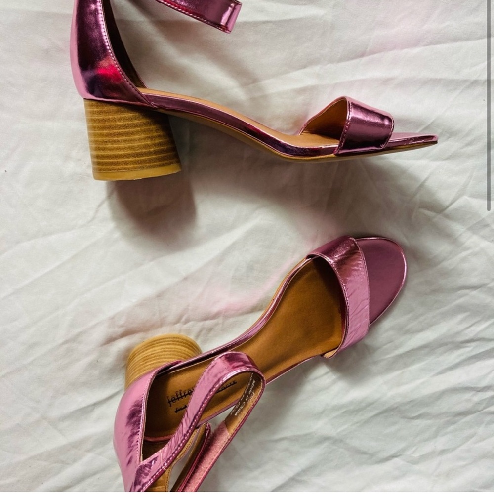 Jeffrey Campbell Like New Pink Open Toe Sandals - image 8